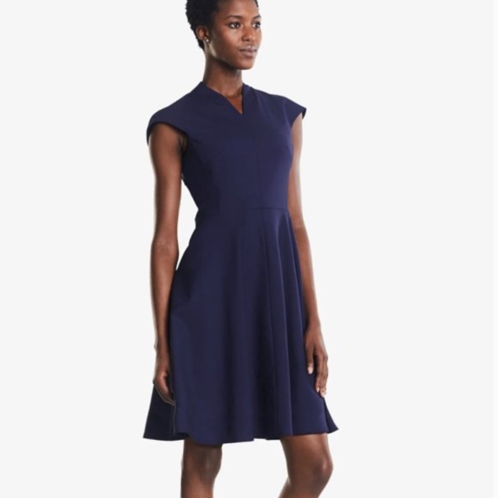 MM LaFleur Ruth Dress in Deep Indigo
